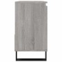 Armario de baño madera contrachapada gris Sonoma 65x33x60 cm