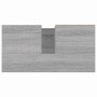 Armario de baño madera contrachapada gris Sonoma 65x33x60 cm