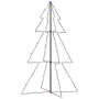 Árbol de Navidad 200 luces LED interior y exterior 98x150 cm de vidaXL, Arboles de navidad - Ref: Foro24-328579, Precio: 36,91 €