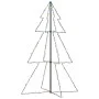 Árbol de Navidad 200 luces LED interior y exterior 98x150 cm de vidaXL, Arboles de navidad - Ref: Foro24-328579, Precio: 36,9...