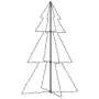 Árbol de Navidad 200 luces LED interior y exterior 98x150 cm de vidaXL, Arboles de navidad - Ref: Foro24-328579, Precio: 36,9...