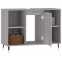 Mueble de baño madera de ingeniería gris Sonoma 80x33x60 cm en Tocadores de baño | Comprar online en Foro24