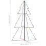 Weihnachtsbaum 200 LED-Lichter drinnen und draußen 98x150 cm von vidaXL, Weihnachtsbäume - Ref: Foro24-328579, Preis: 36,91 €...