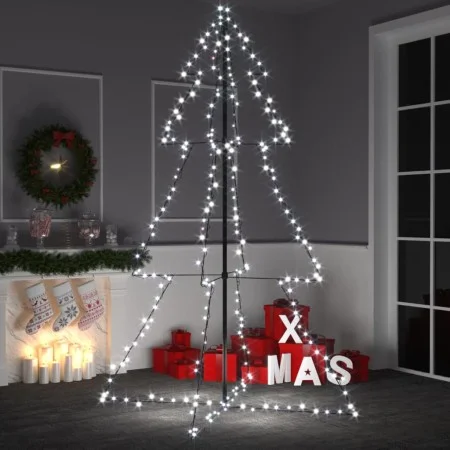 Árbol de Navidad 240 luces LED interior y exterior 118x180 cm de vidaXL, Arboles de navidad - Ref: Foro24-328583, Precio: 59,...