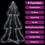 Weihnachtsbaum 240 LED-Lichter drinnen und draußen 118x180 cm von vidaXL, Weihnachtsbäume - Ref: Foro24-328583, Preis: 60,73 ...