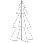 Árbol de Navidad 240 luces LED interior y exterior 118x180 cm de vidaXL, Arboles de navidad - Ref: Foro24-328583, Precio: 59,...