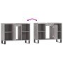 Mueble de baño madera de ingeniería gris Sonoma 80x33x60 cm