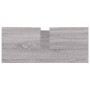 Mueble de baño madera de ingeniería gris Sonoma 80x33x60 cm