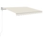 Toldo retráctil automático crema 300x250 cm