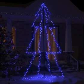 Weihnachtsbaum 300 LED-Lichter drinnen und draußen 120x220 cm von vidaXL, Weihnachtsbäume - Ref: Foro24-328589, Preis: 49,21 ...