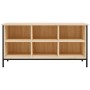 Mueble zapatero madera contrachapada roble Sonoma 100x35x50 cm