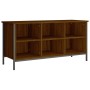 Mueble zapatero madera contrachapada roble marrón 100x35x50 cm en Zapateros y organizadores de calzado | Comprar online en Foro2