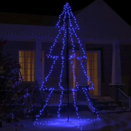 Árbol de Navidad 360 luces LED interior y exterior 143x250 cm de vidaXL, Arboles de navidad - Ref: Foro24-328594, Precio: 58,...