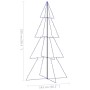 Árbol de Navidad 360 luces LED interior y exterior 143x250 cm