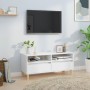 Mueble para TV madera contrachapada blanco 100x34,5x44,5 cm