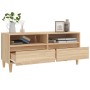 Mueble de TV madera contrachapada roble Sonoma 100x34,5x44,5 cm