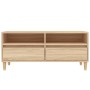 Mueble de TV madera contrachapada roble Sonoma 100x34,5x44,5 cm