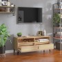 Mueble de TV madera contrachapada roble Sonoma 100x34,5x44,5 cm en Muebles TV | Comprar online en Foro24