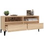 Mueble de TV madera contrachapada roble Sonoma 100x34,5x44,5 cm en Muebles TV | Comprar online en Foro24
