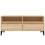 Mueble de TV madera contrachapada roble Sonoma 100x34,5x44,5 cm en Muebles TV | Comprar online en Foro24