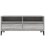 Mueble de TV madera contrachapada gris Sonoma 100x34,5x44,5 cm