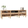 Mueble de TV madera contrachapada roble Sonoma 150x30x44,5 cm