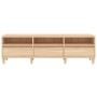 Mueble de TV madera contrachapada roble Sonoma 150x30x44,5 cm