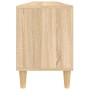 Mueble de TV madera contrachapada roble Sonoma 150x30x44,5 cm