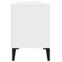 Mueble de TV madera contrachapada blanco 150x30x44,5 cm en Muebles TV | Comprar online en Foro24