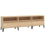 Mueble de TV madera contrachapada roble Sonoma 150x30x44,5 cm