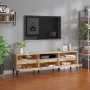 Mueble de TV madera contrachapada roble Sonoma 150x30x44,5 cm