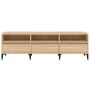 Mueble de TV madera contrachapada roble Sonoma 150x30x44,5 cm