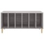 Mueble para discos madera contrachapada gris Sonoma 100x38x48cm