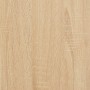 Mueble discos madera contrachapada roble Sonoma 84,5x38x89 cm