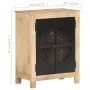Sideboard aus massivem Mangoholz, 60 x 35 x 75 cm von vidaXL, Sideboards - Ref: Foro24-323600, Preis: 164,57 €, Rabatt: %