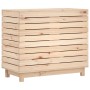 Cesto para la ropa sucia madera maciza de pino 88,5x44x76 cm