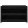 Mueble de cocina exterior madera maciza pino negro 106x55x64 cm