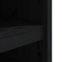 Mueble de cocina exterior madera maciza pino negro 106x55x64 cm