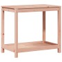 Mesa de plantación y estante madera maciza Douglas 82,5x50x75cm