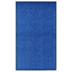 Felpudo lavable azul 90x150 cm