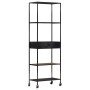 Regal aus rauem Mangoholz und Eisen, 60 x 35 x 180 cm von vidaXL, Bücherregale und Regale - Ref: Foro24-323735, Preis: 135,87...