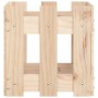 Jardinera con diseño de valla madera maciza de pino 30x30x30 cm en Maceteros y jardineras | Comprar online en Foro24