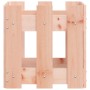 Jardinera con diseño de valla madera maciza Douglas 30x30x30 cm en Maceteros y jardineras | Comprar online en Foro24