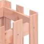 Jardinera con diseño de valla madera maciza Douglas 30x30x30 cm en Maceteros y jardineras | Comprar online en Foro24