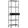 Regal aus rauem Mangoholz und Eisen, 60 x 35 x 180 cm von vidaXL, Bücherregale und Regale - Ref: Foro24-323735, Preis: 135,87...