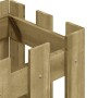 Jardinera diseño de valla madera de pino impregnada 30x30x30 cm