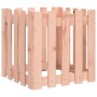 Jardinera con diseño de valla madera maciza Douglas 50x50x50 cm en Maceteros y jardineras | Comprar online en Foro24