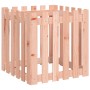 Jardinera con diseño de valla madera maciza Douglas 60x60x60 cm en Maceteros y jardineras | Comprar online en Foro24