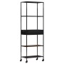 Regal aus rauem Mangoholz und Eisen, 60 x 35 x 180 cm von vidaXL, Bücherregale und Regale - Ref: Foro24-323735, Preis: 135,87...