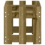 Jardinera diseño de valla madera de pino impregnada 60x30x30 cm